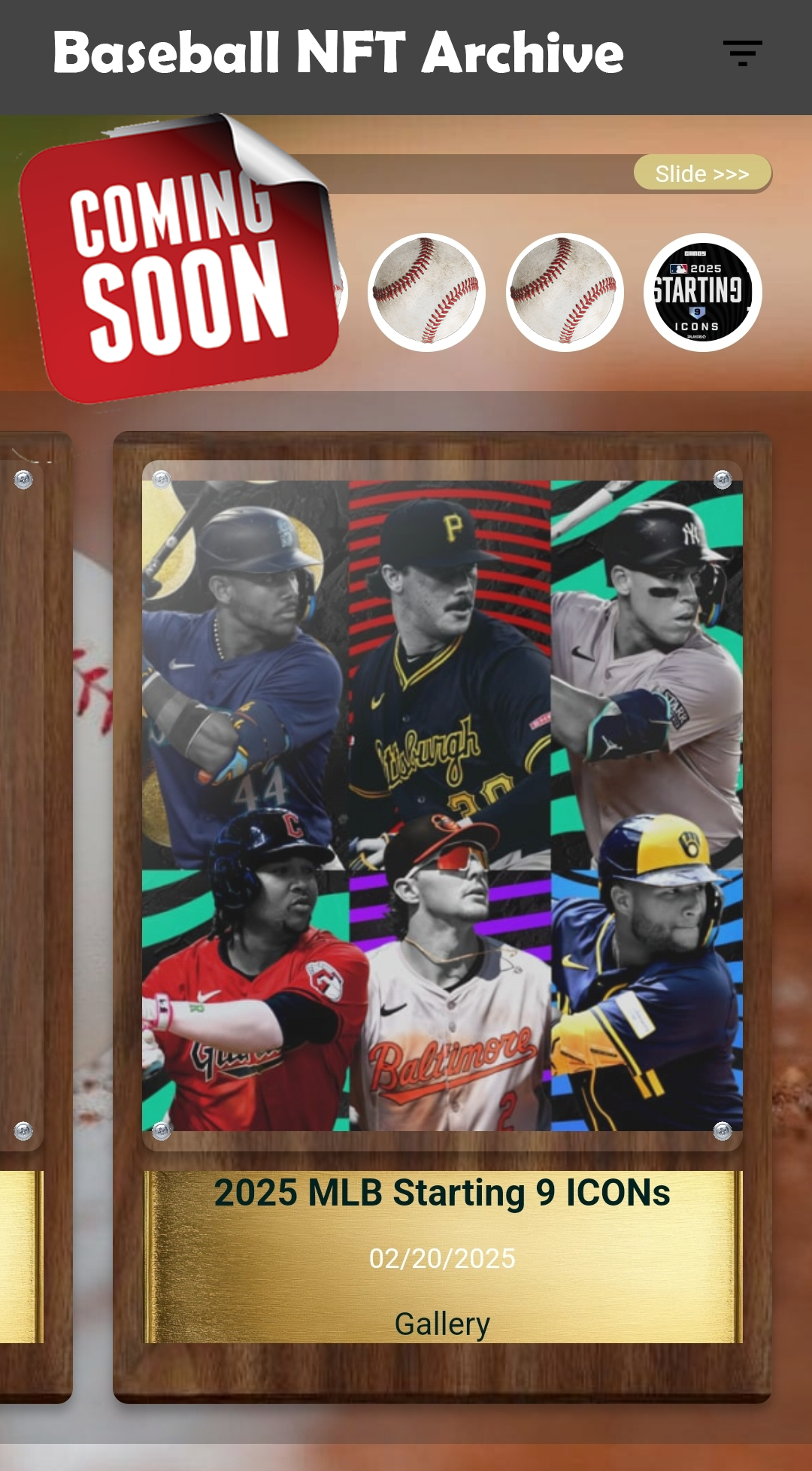 Baseball NFT Archive